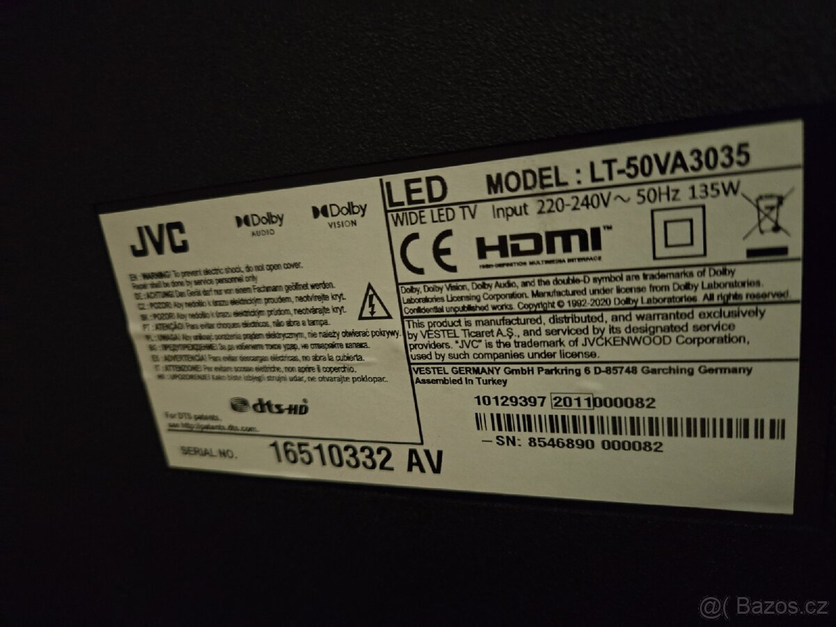 Jvc televize 50" JVC LT-50VA3035 - 4