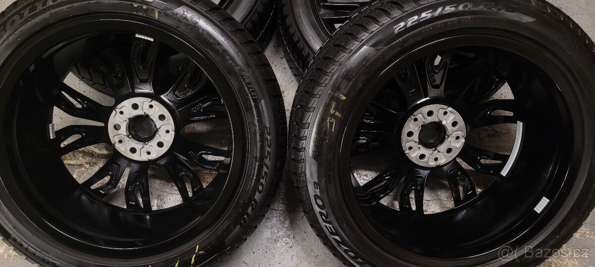 Bmw X1:F48, 18' alu disky,černé, zimní set, tpms - 4