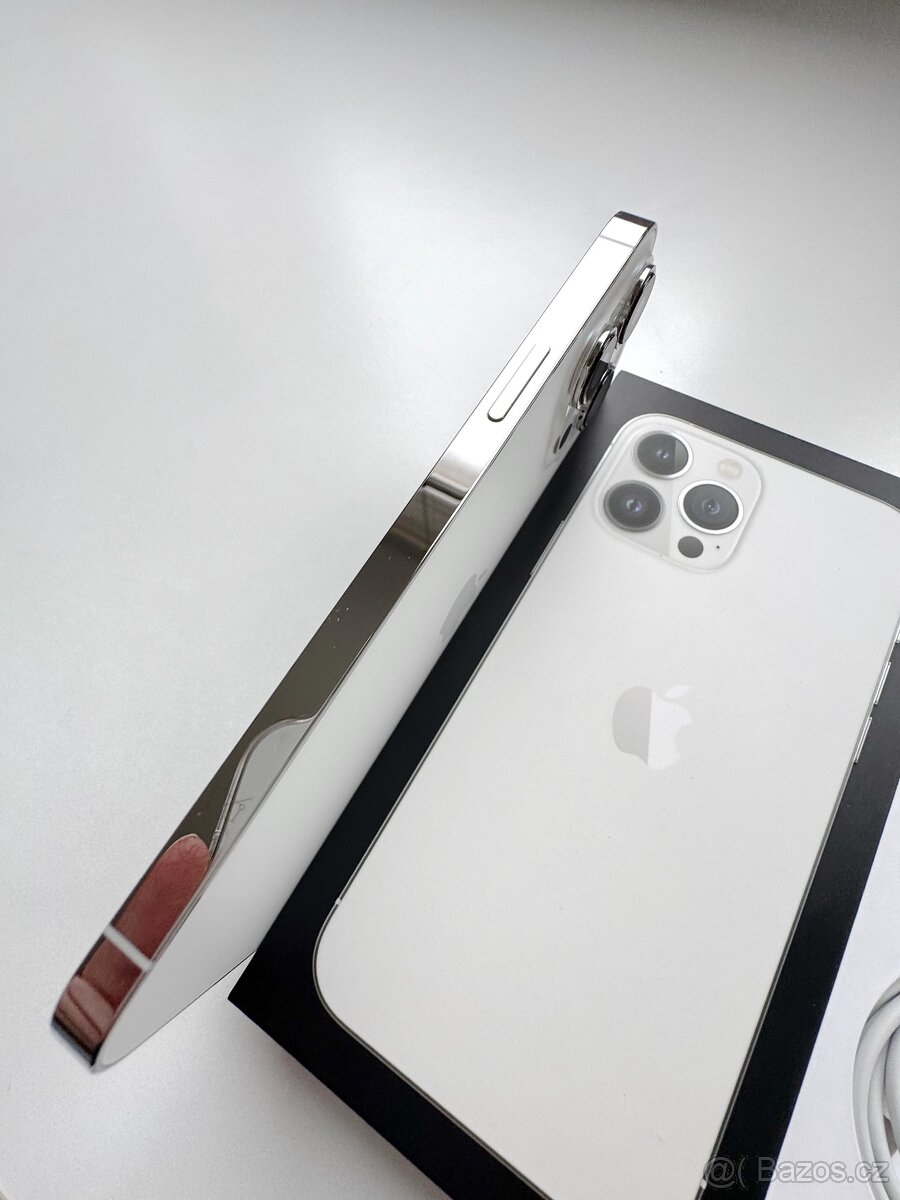 iPhone 13 Pro Max, 1 TB (1024 GB), stříbrný, TOP stav - 4