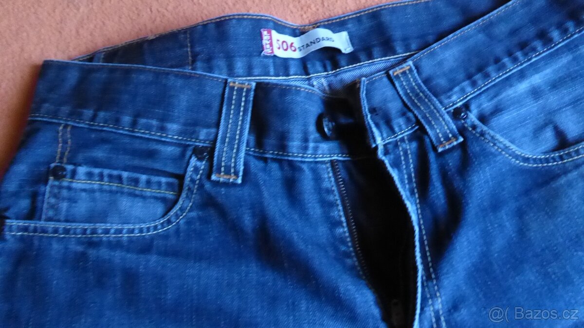 LEVI´S jeansy W 34 šortky - 4