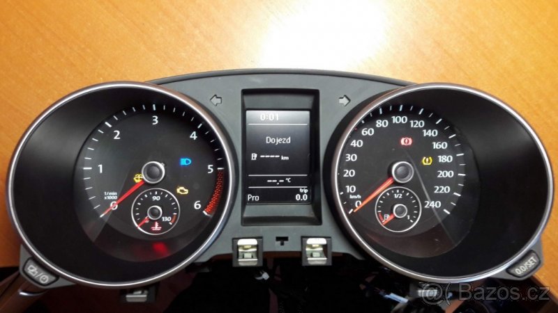 Budíky Golf 6 5K0920873D plně grafický maxidot VDO/MM5/MM7 - 4