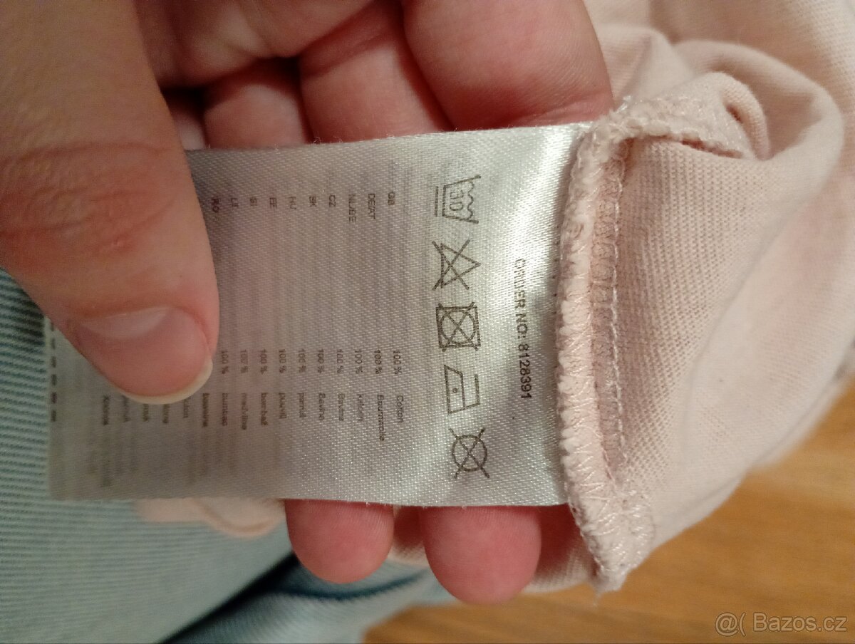 Dívčí tričko růžové - 4