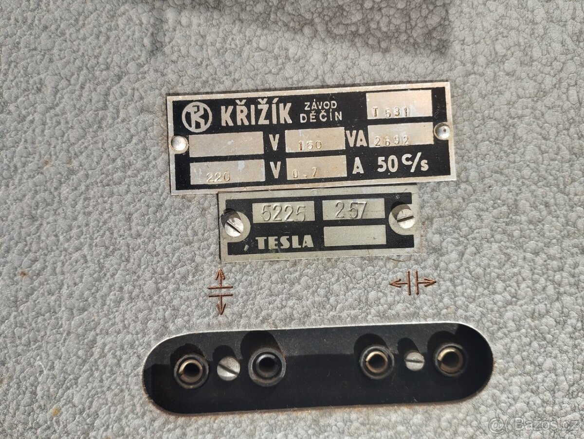 elektronkový osciloskop Křižík T531 - 4
