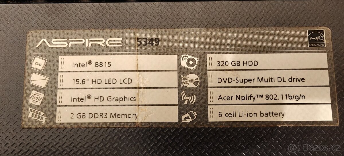 Prodám ACER aspire 5349 - 4