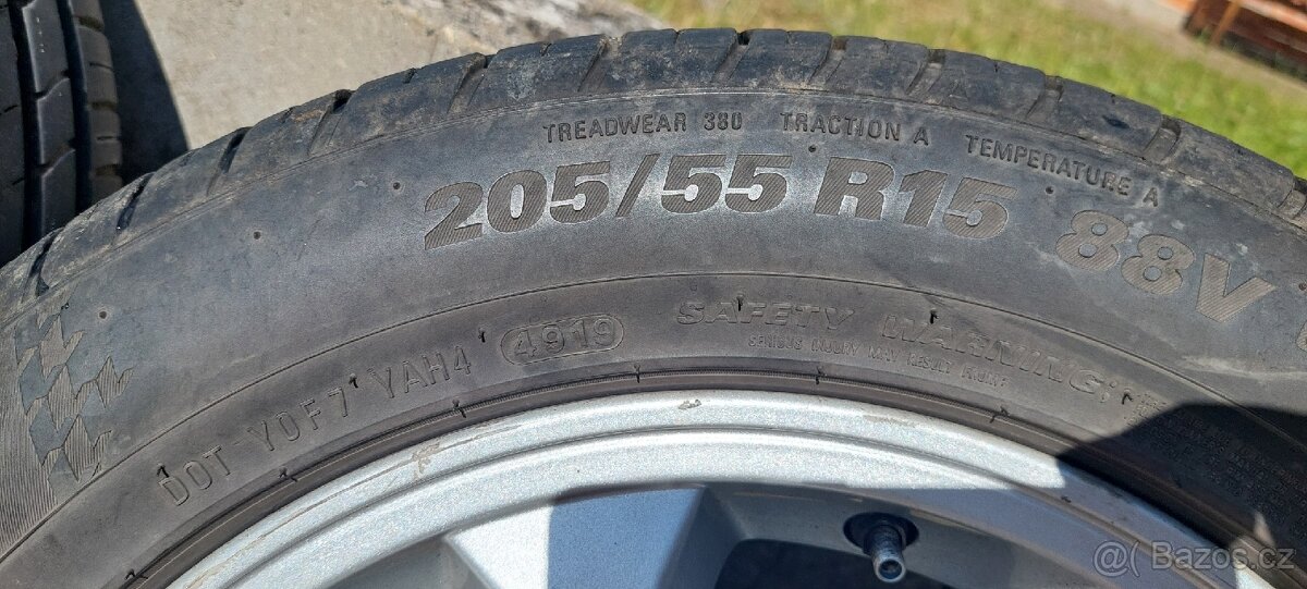 Kola scenic, gumy KUMHO ECSTA 205/55 R15 88V - 4
