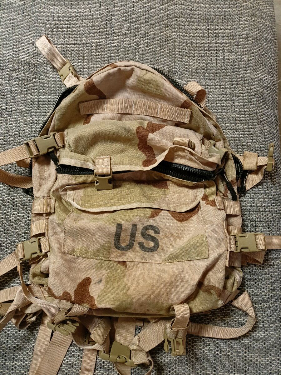 Us Army batoh assault pack 3 desert sleva - 4