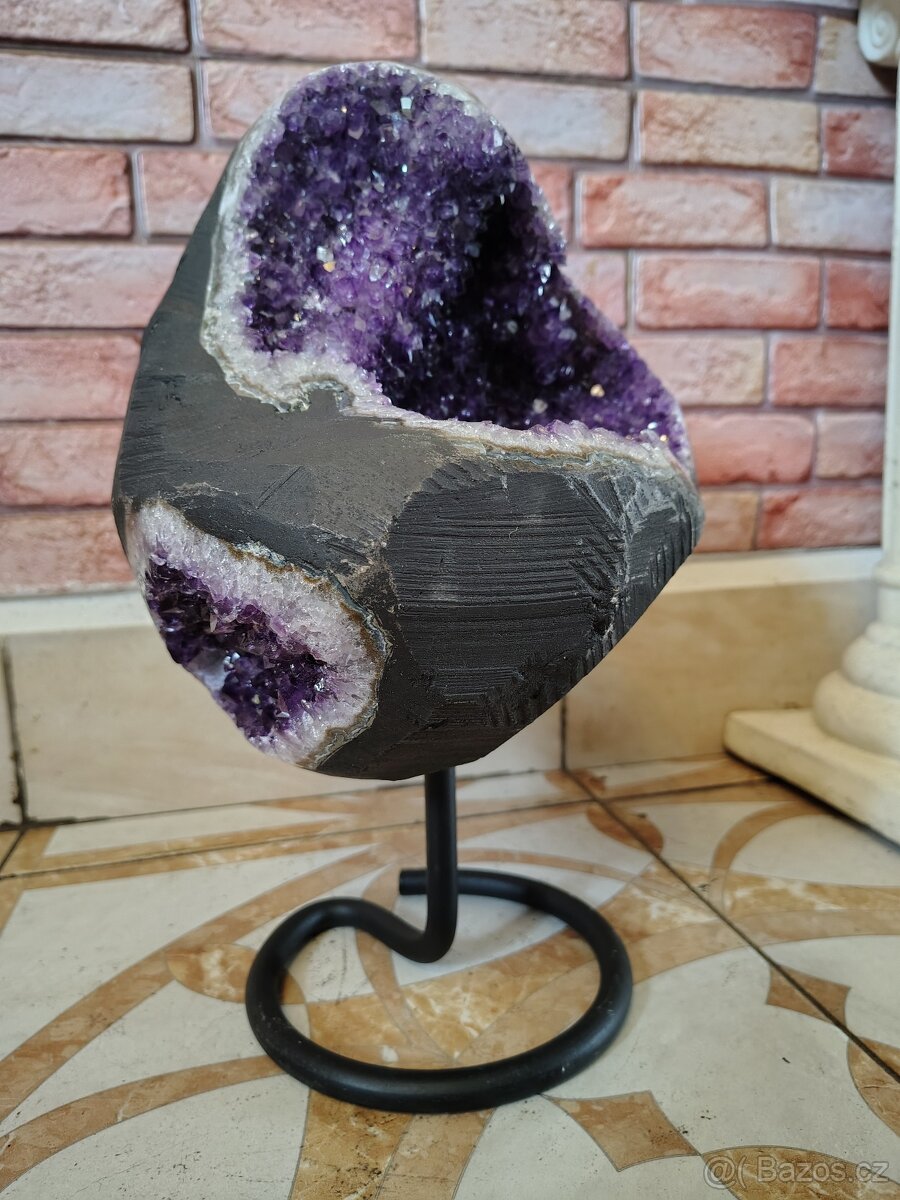 Ametyst na stojánku Uruquay - 4