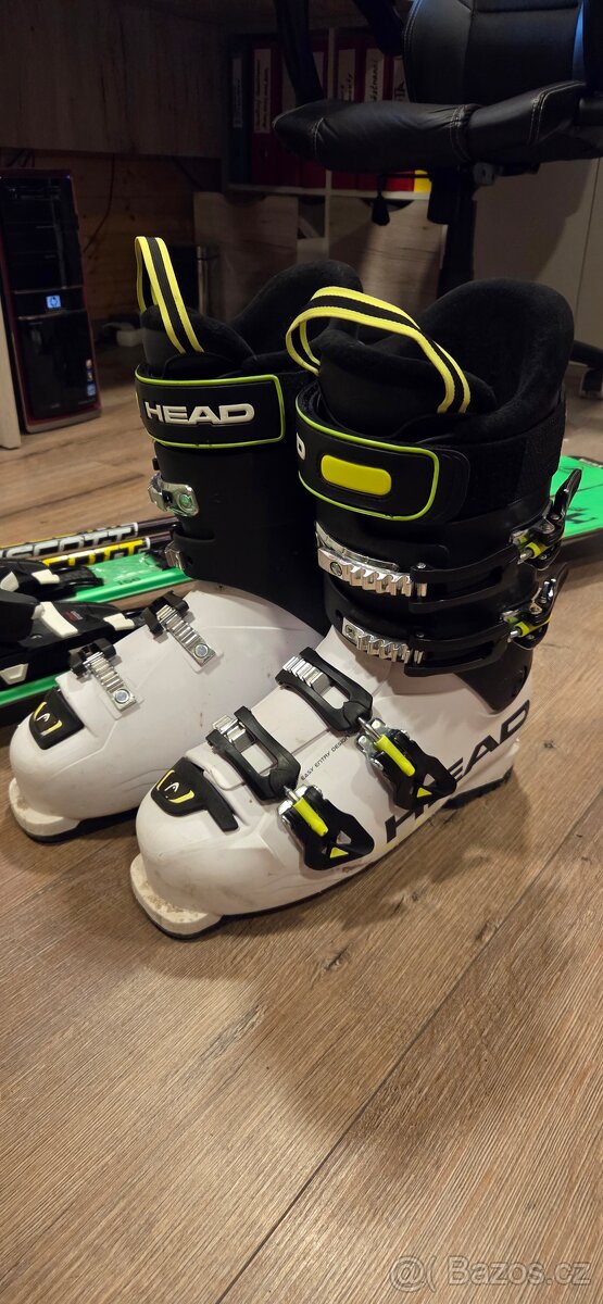 Lyže Rossignol React GTX 156cm, hole Scott, boty HEAD - 4