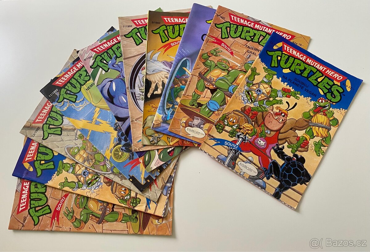 Starý komiks Želvy Ninja 7 - 1992 - 4
