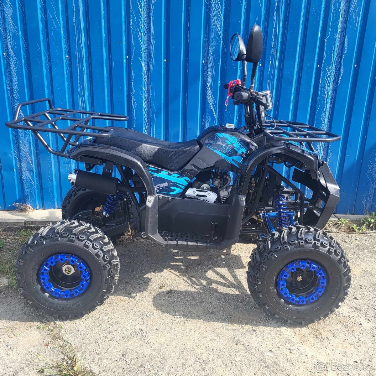 Čtyřkolka XTR Python 125cc 7" modrá - 4