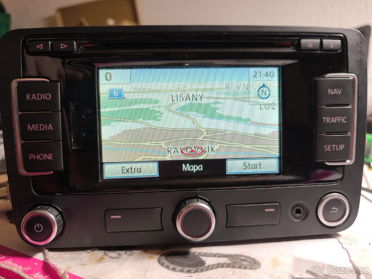 VW RNS315 BT DAB autorádio navigace 3C8035279G - 4