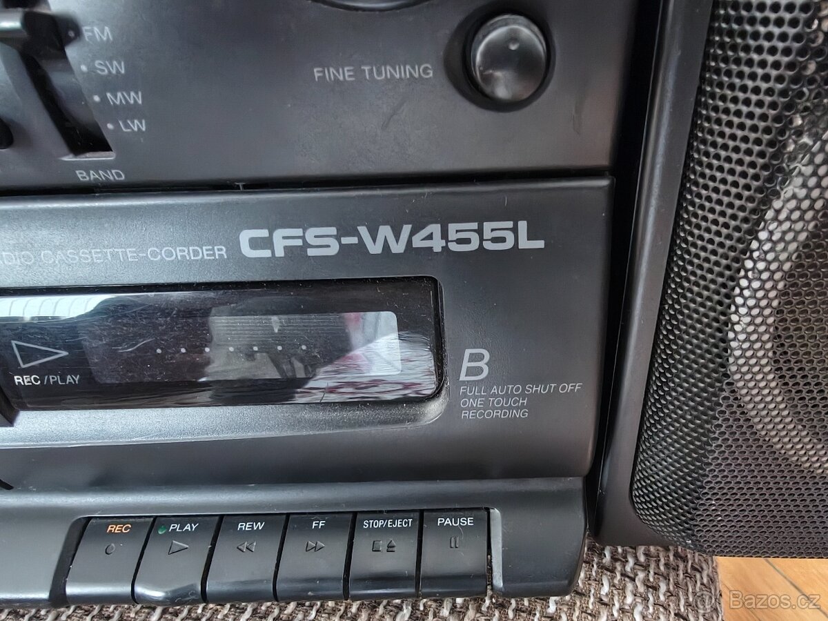 Rádiomagnetofon Sony CFS- W455L - 4