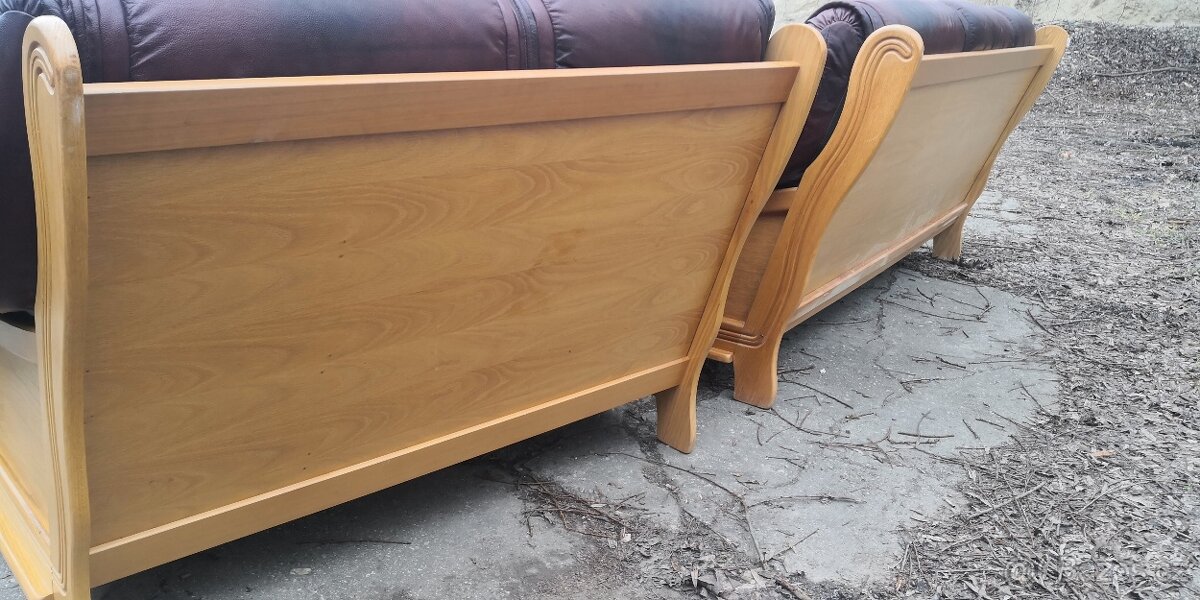 Kožená sedací souprava 3+2 - 4