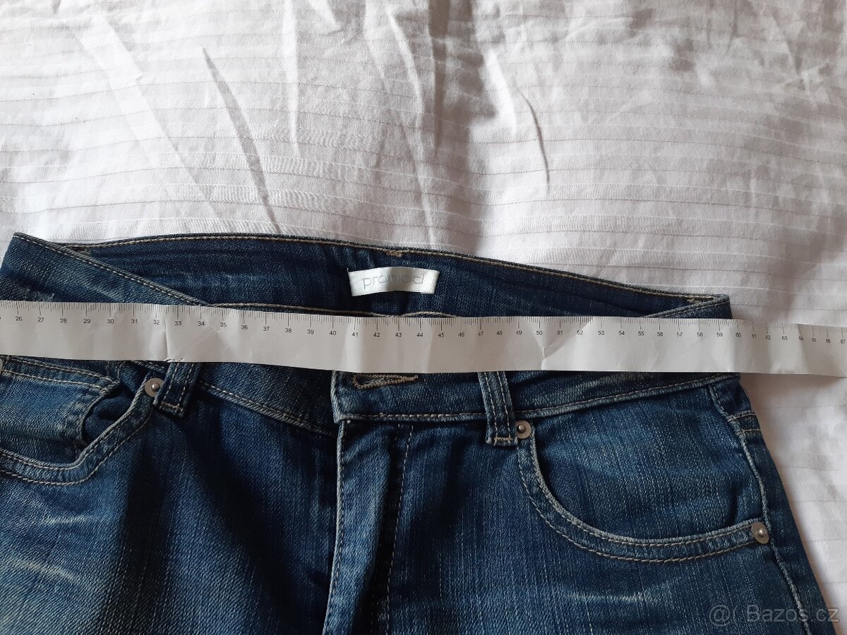 7/8 džíny Promod vel cca 38 - 4
