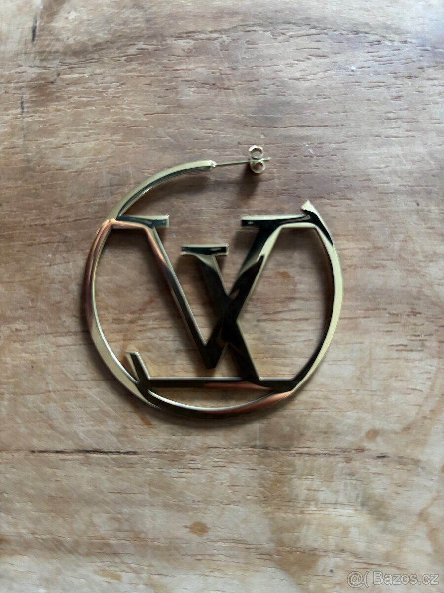 Zlaté náušnice Louis Vuitton - 4