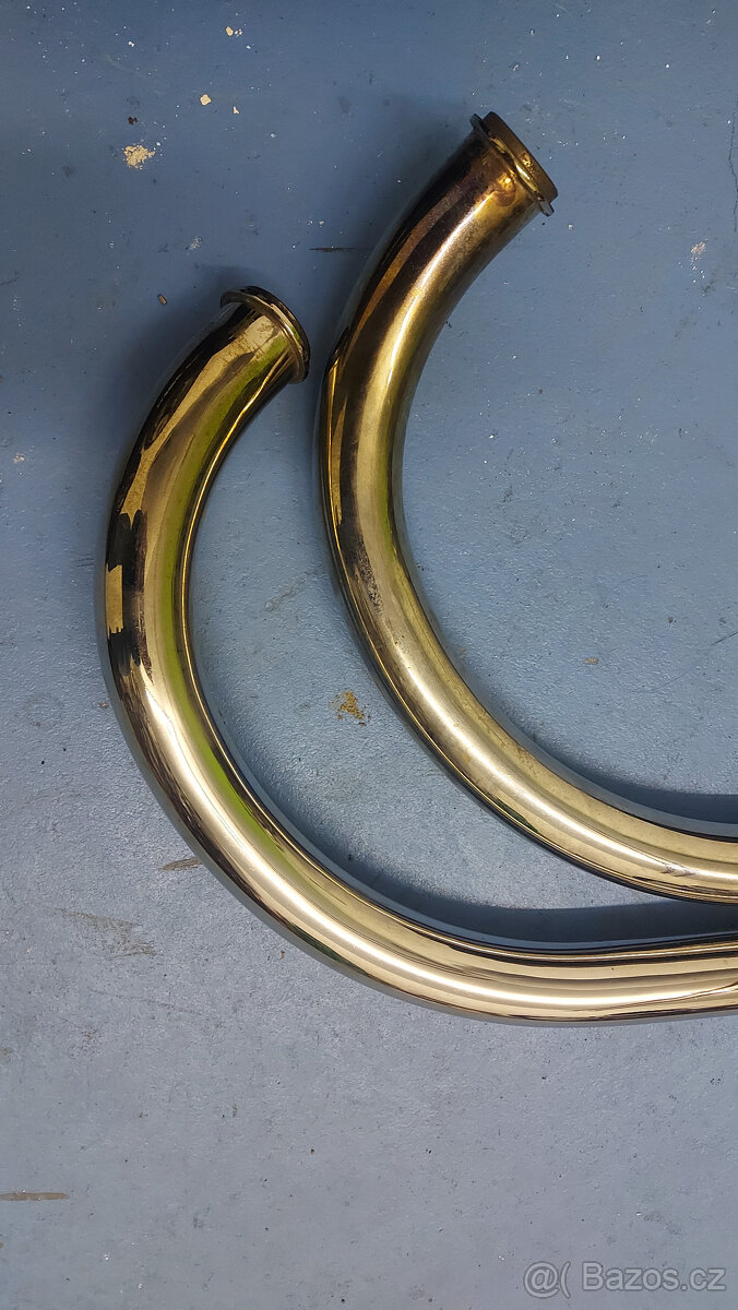 Jawa 250/559 590 Panelka SPORT kolena výfuků - 4