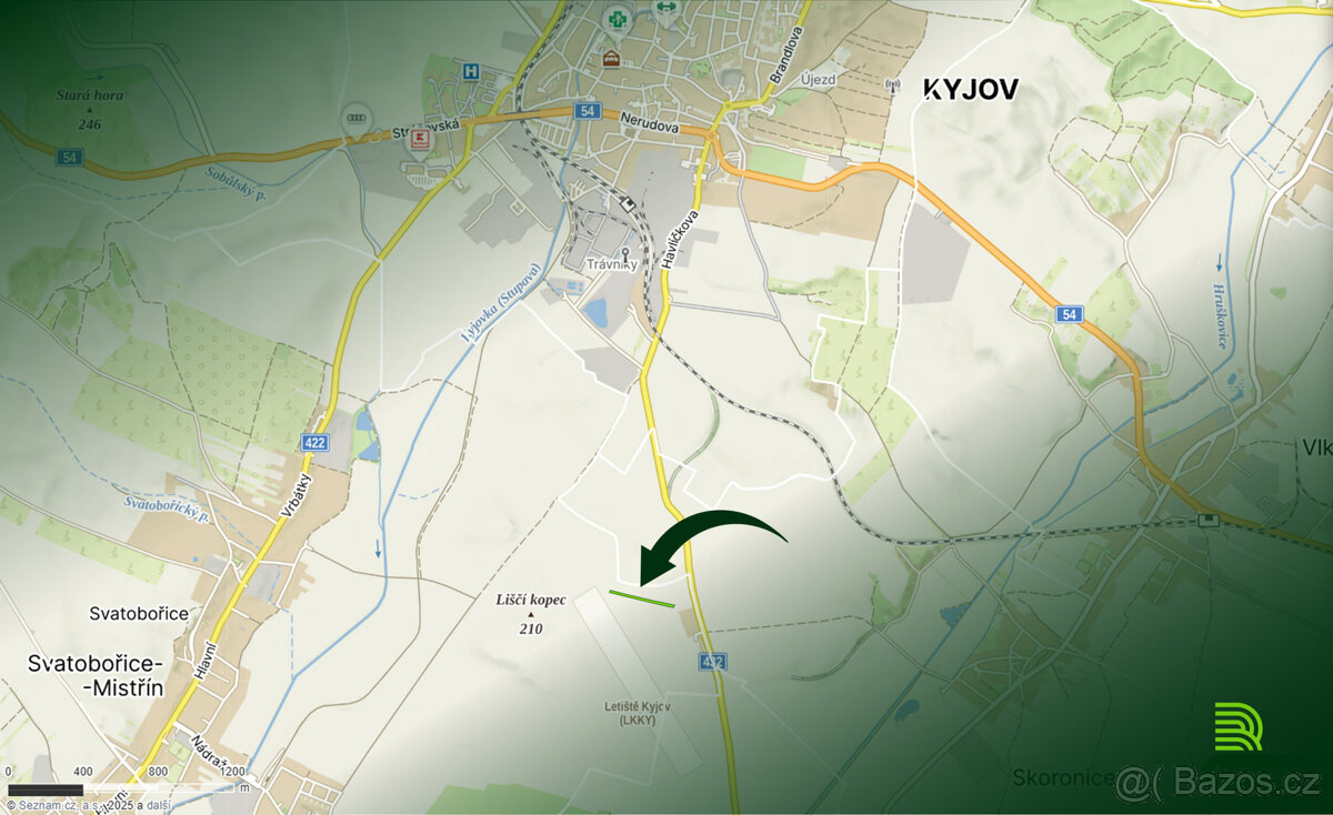 Prodej pozemků KÚ Svatobořice LV 364 a Vracov LV 5580 a LV 1 - 4