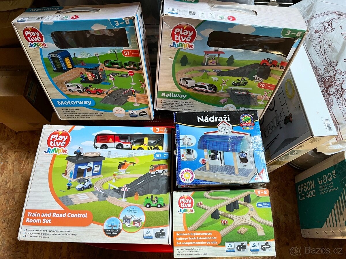 dřevěný vlak, dráha, Playtive, mašinka Tomáš - 4