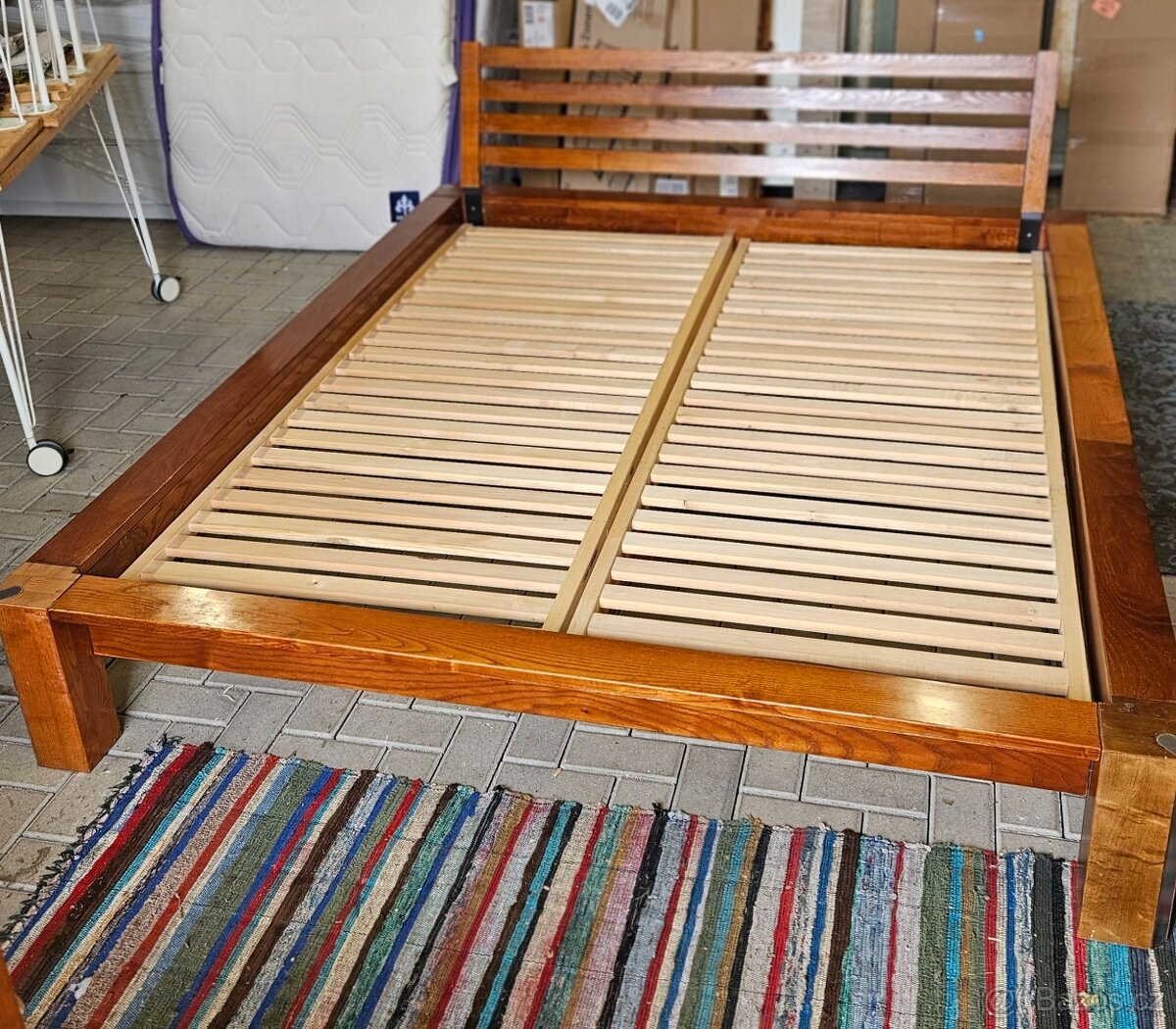 Postel masiv včetně roštu - 4