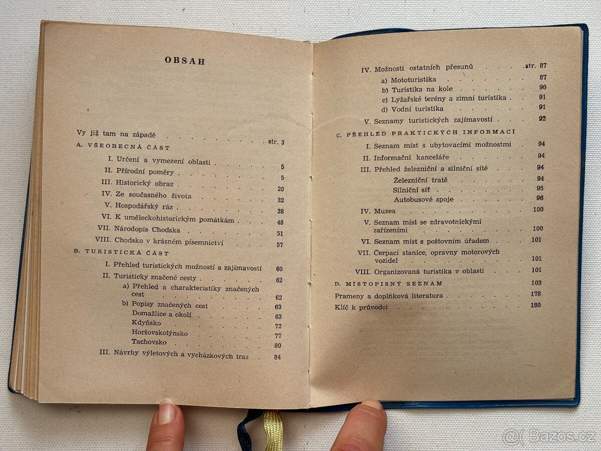 Chodsko, turist. průvodce, 1961 - 4