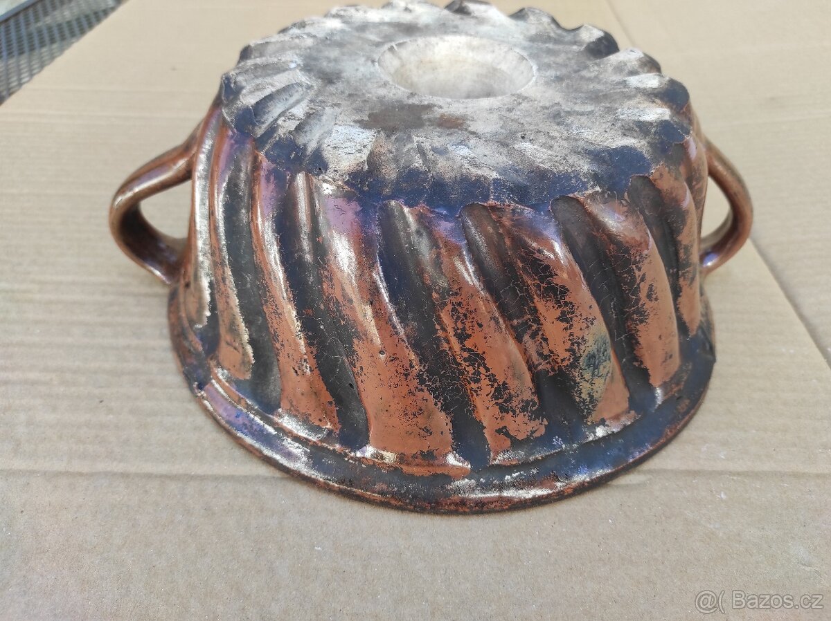 RETRO - kamenina bábovka - 4