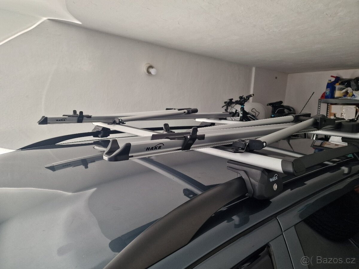 Prodám střešní příčníky + nosiče kol HAKR – Škoda Octavia II - 4