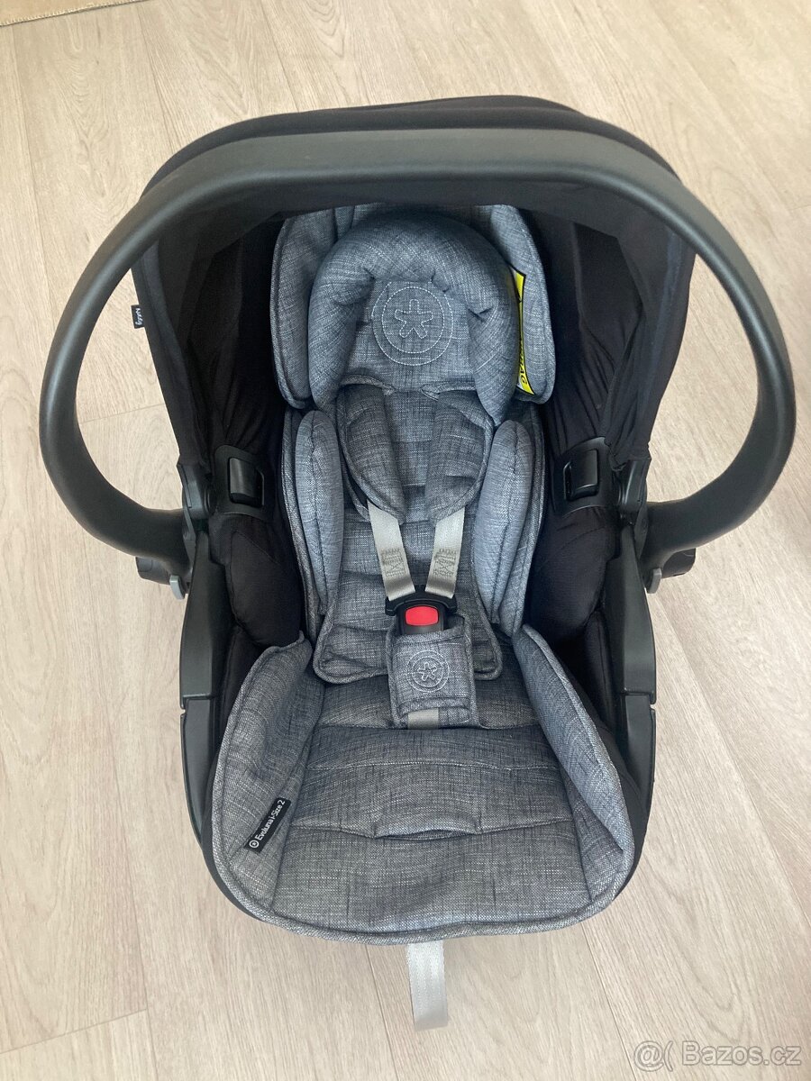 Dětské vajíčko KIDDY Isofix + zrcátko pro sledování dítěte - 4