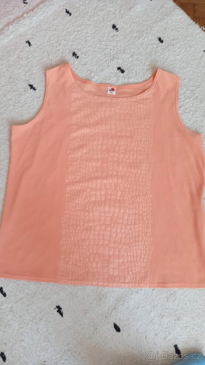 Dámská letní halenka/triko - na ramínka - vel. XXL - 4