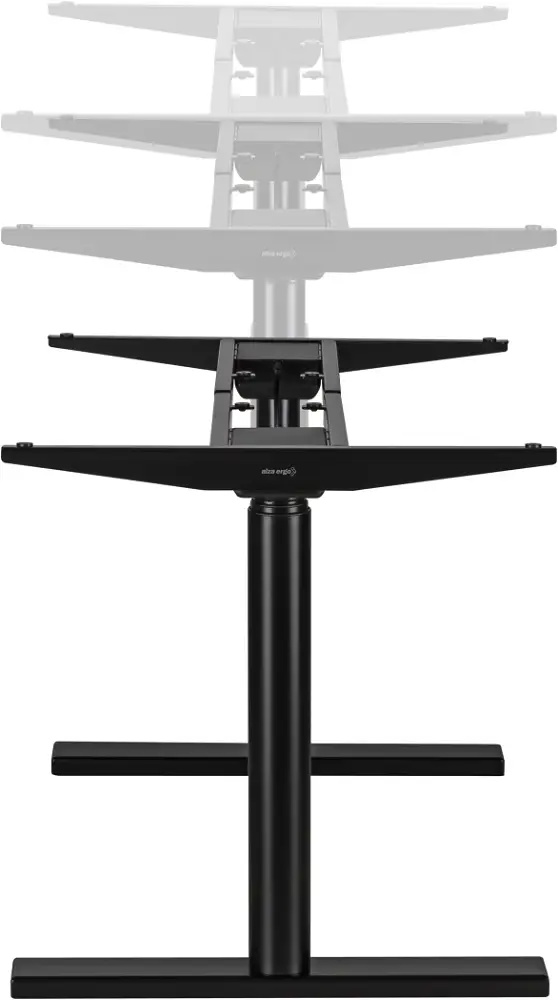 Výškově nastavitelný stůl AlzaErgo Table ET1 Ionic black - 4