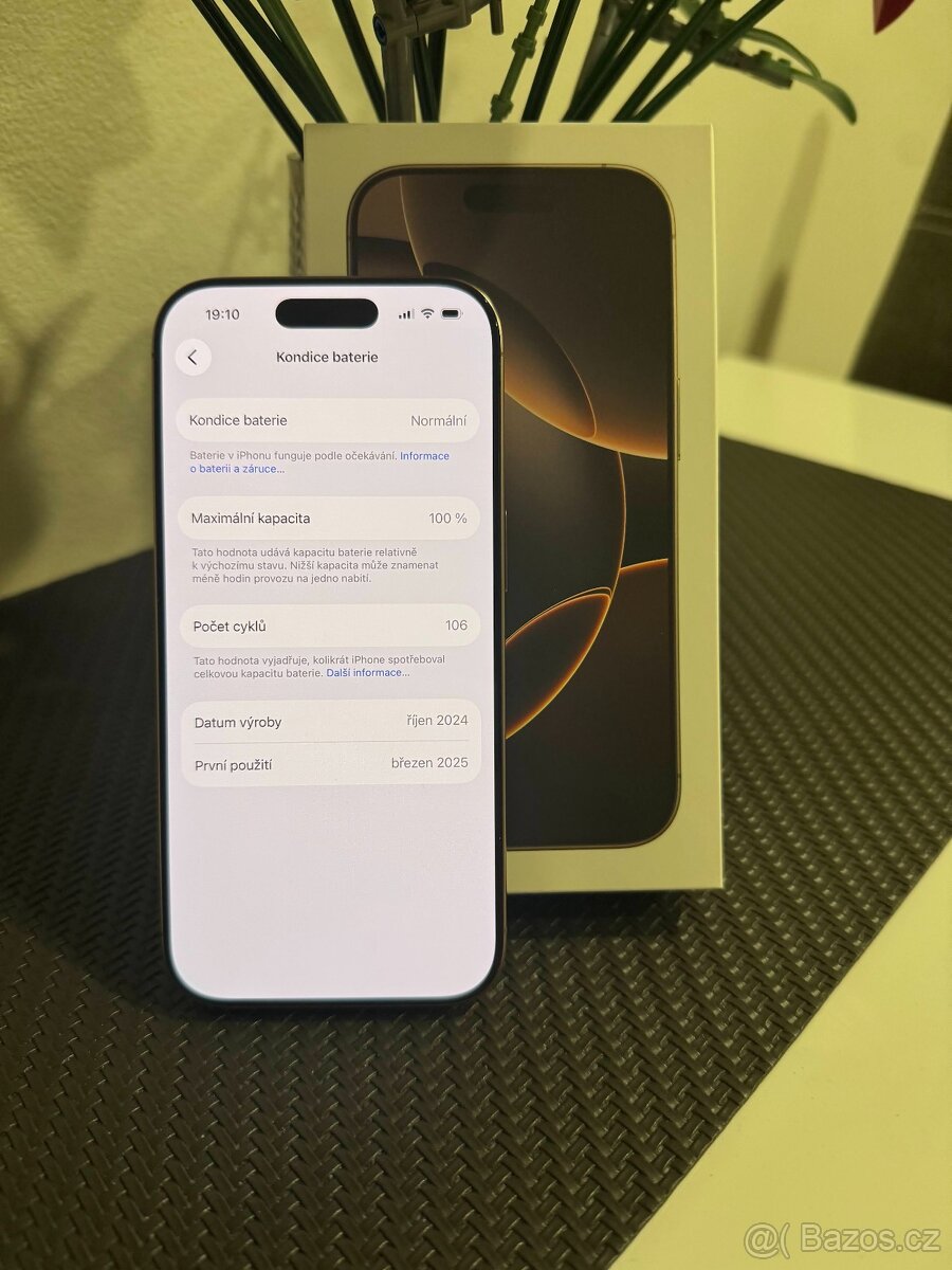 iPhone 16 Pro - top stav, baterie 100% - 4