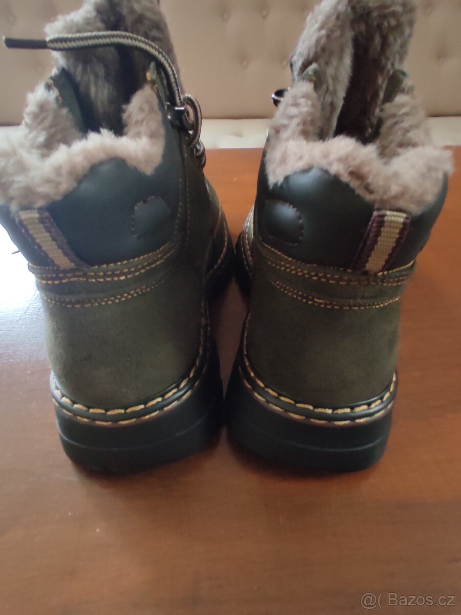 Nové kožené kotníčkové boty - 4