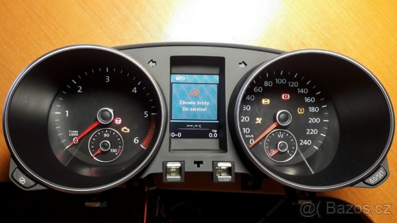 Budíky Golf 6 5K0920883 barevný maxidot - 4