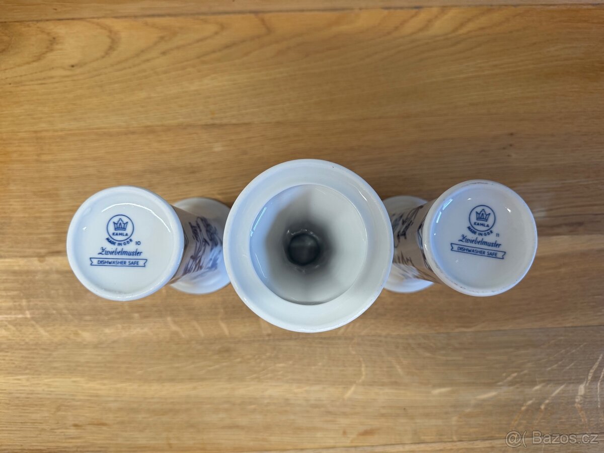 2x Váza 1 svícen cena za vše - 4