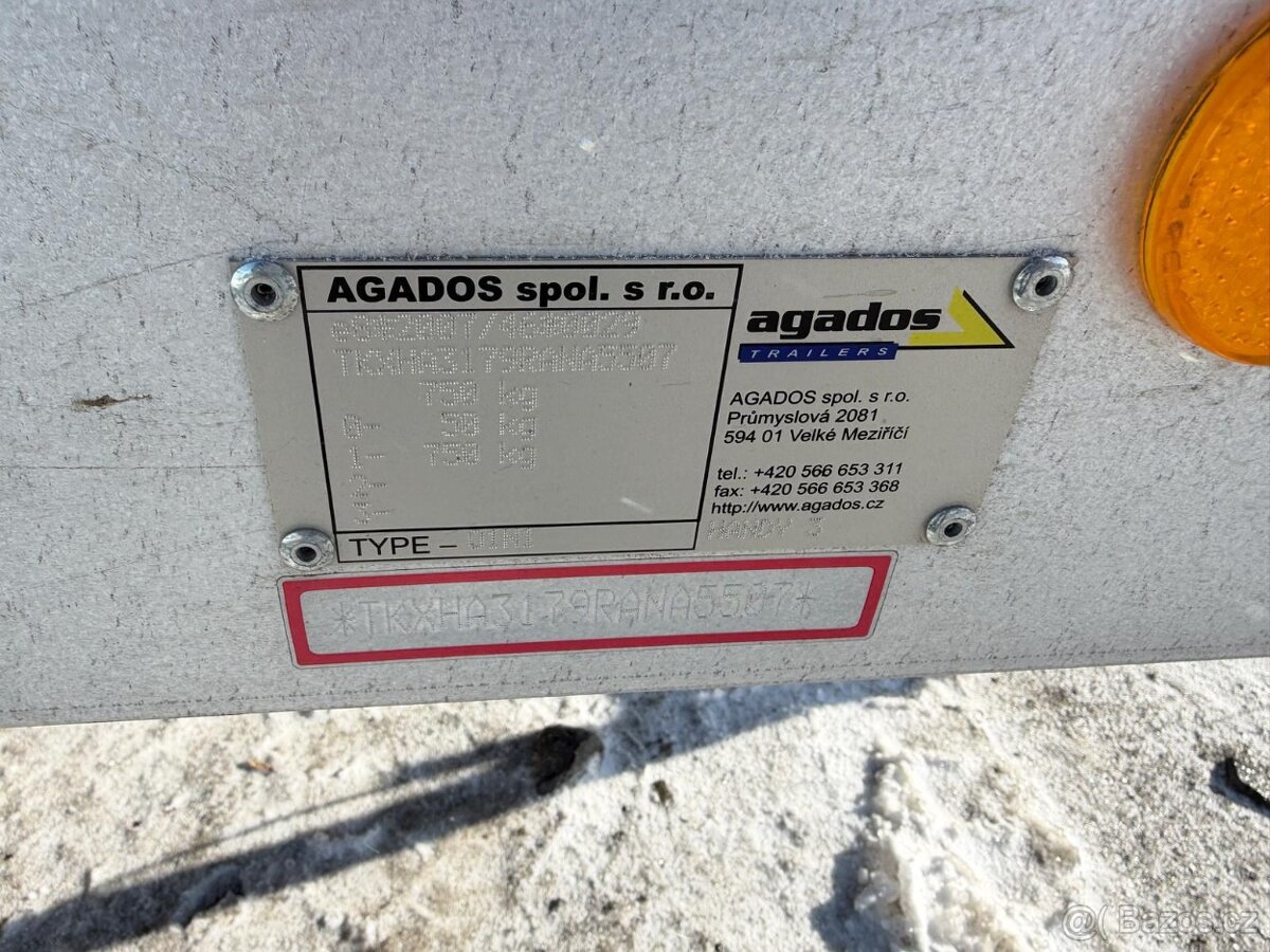 Agados přívěs 750kg - 4