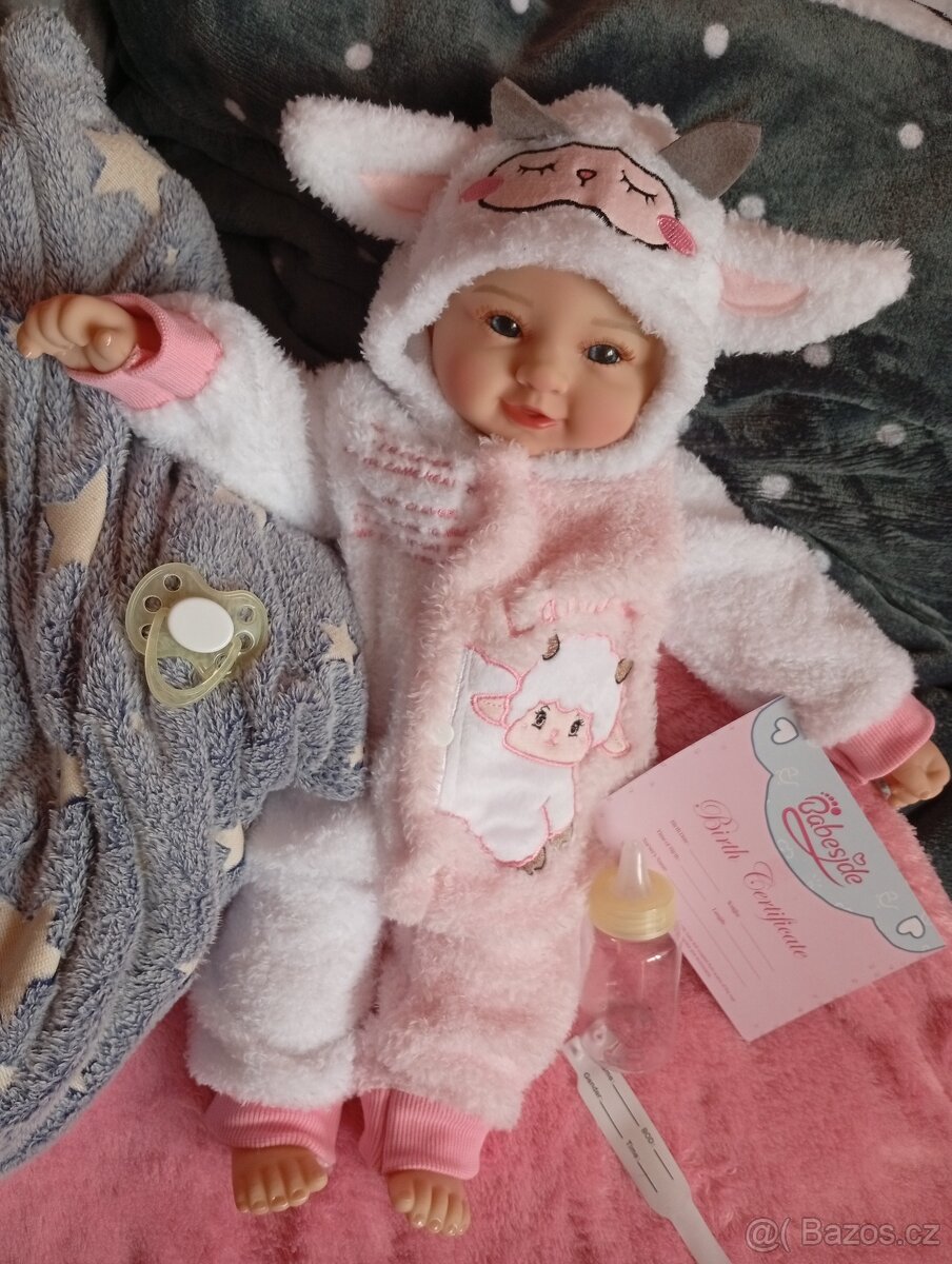 Realistická Reborn panenka ovečka - 4