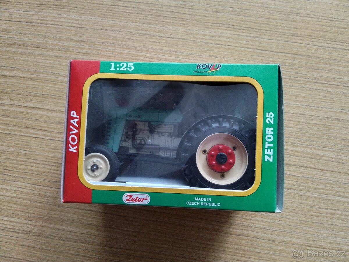KOVAP Zetor 25 - Legendární plechový traktor - NOVÝ - 4