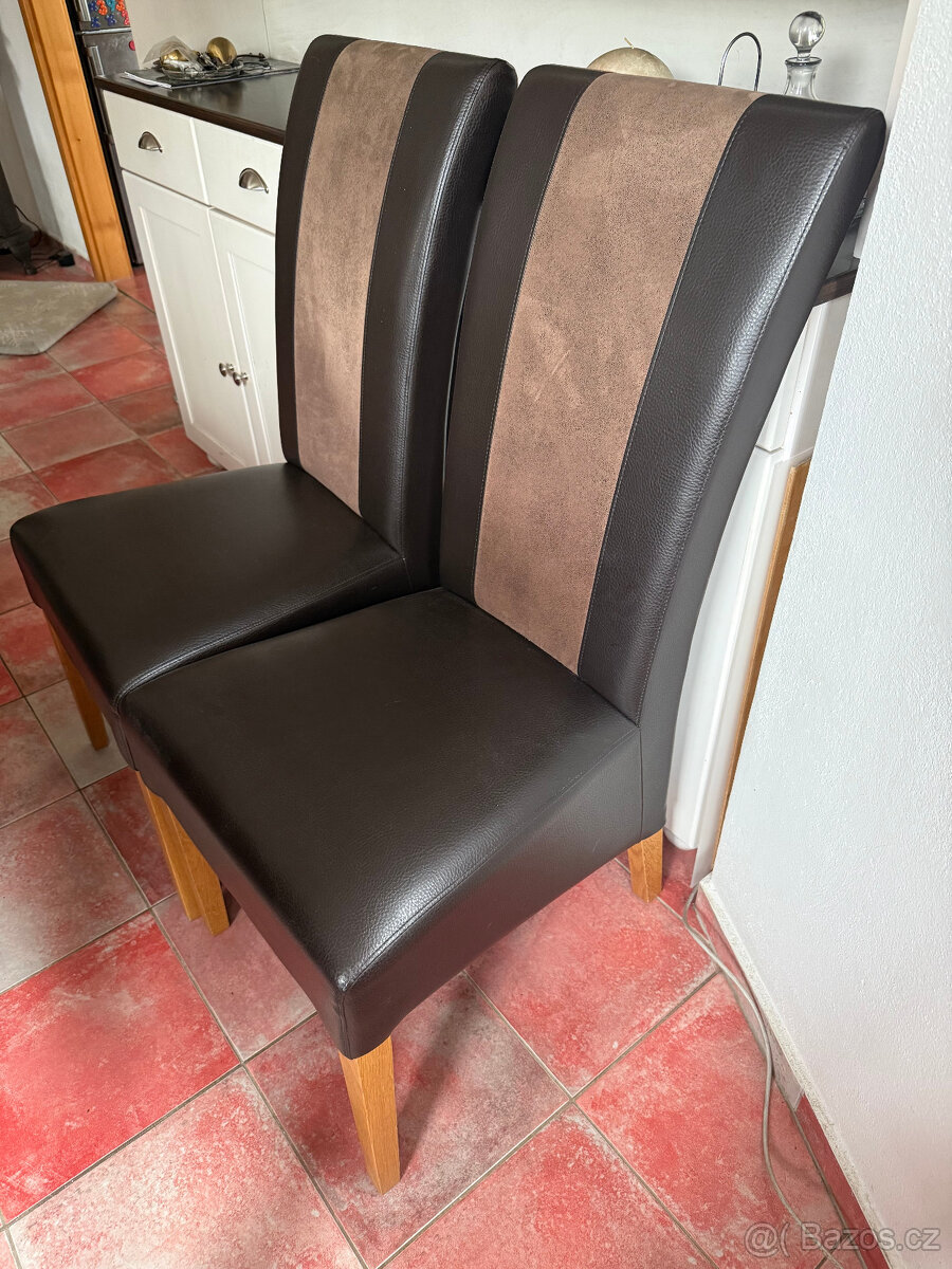 Jídelní židle Vintage vysoká moderní - 2 kusy - 4