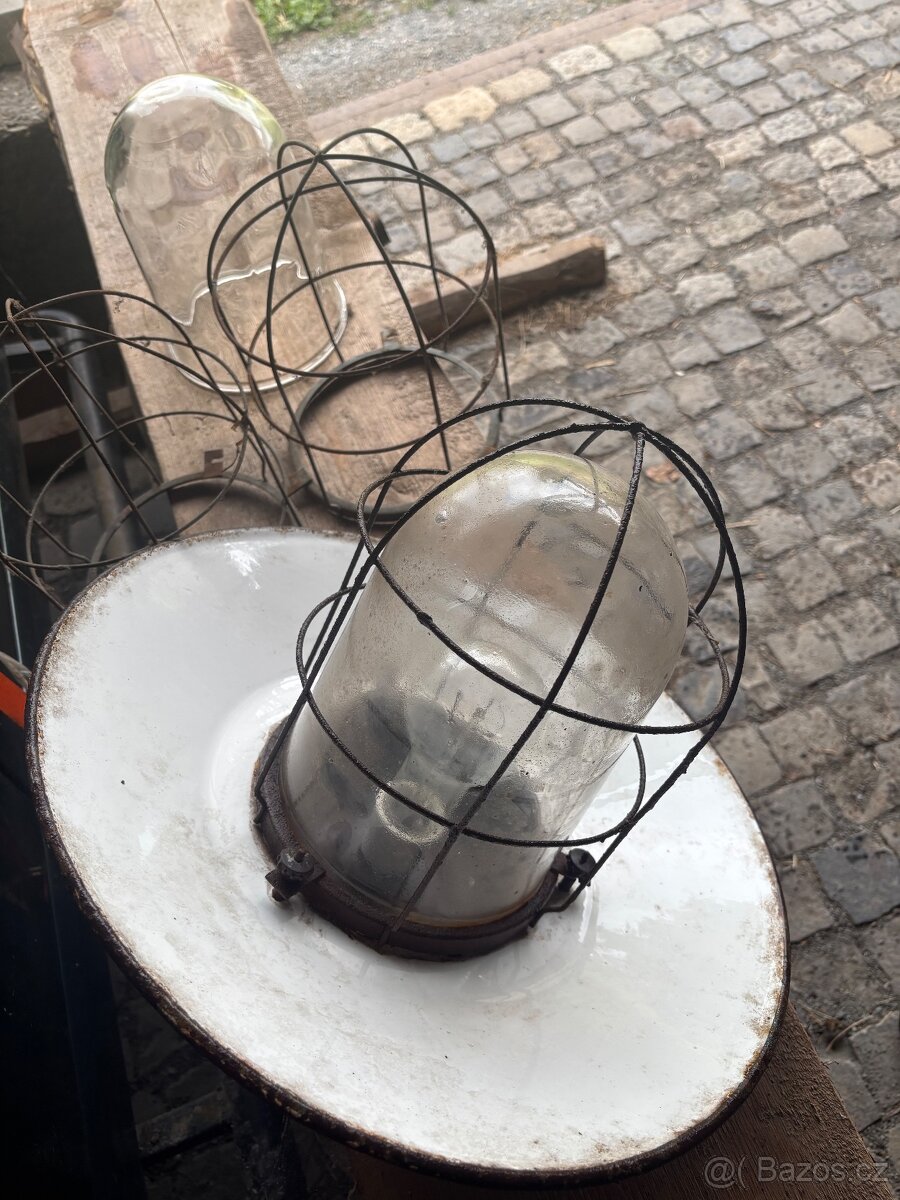 Prodám světla stará průmyslová - 4