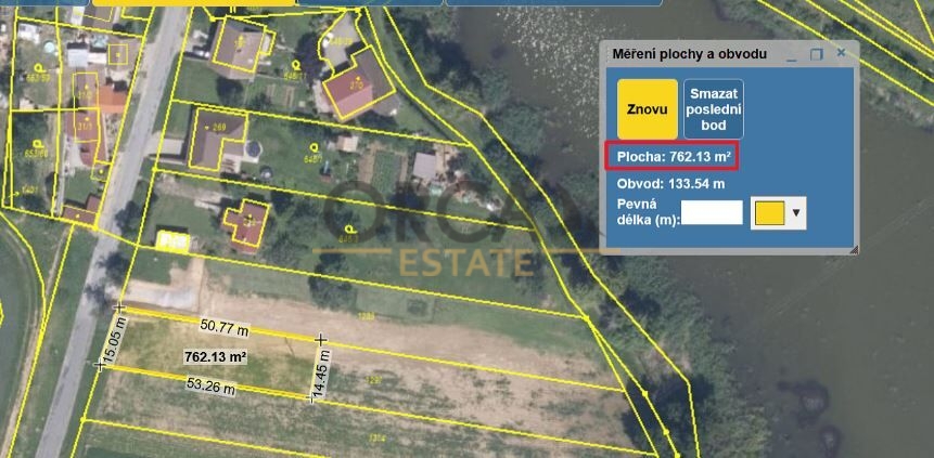 Prodej pozemku v k.ú. Tavíkovice (okres Znojmo) o výměře 195 - 4