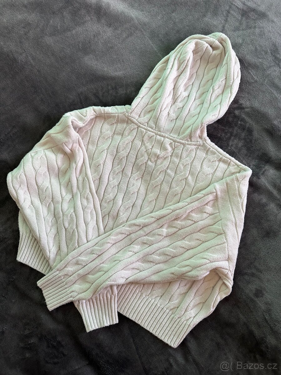 Svetr Tommy Jeans Center Flag Cable Hoodie L - 4