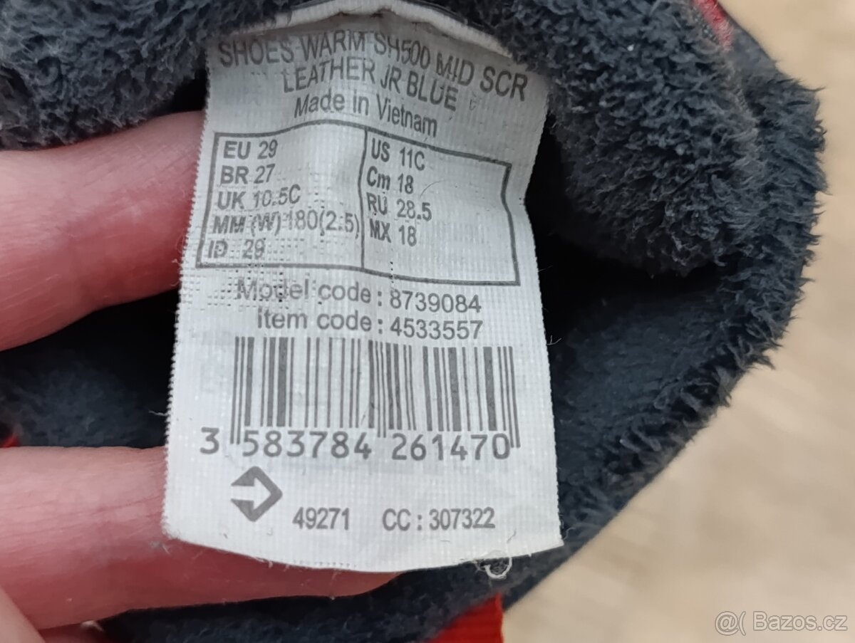 Zimní boty Quechua, vel.29 - 4