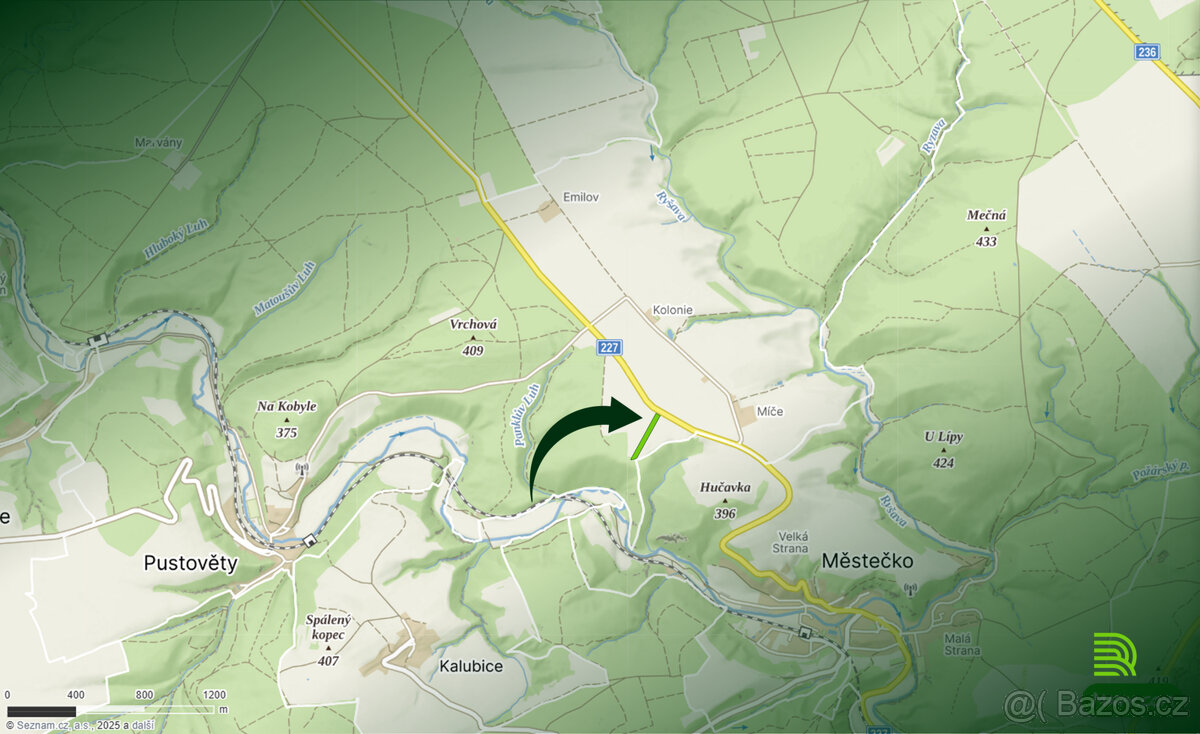 Prodej pole KÚ Pustověty LV 21 - 4