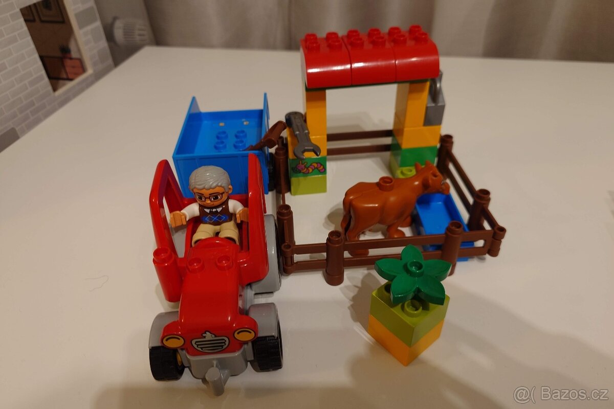 LEGO Duplo 2 stavebnice Bagr + Traktor - 4