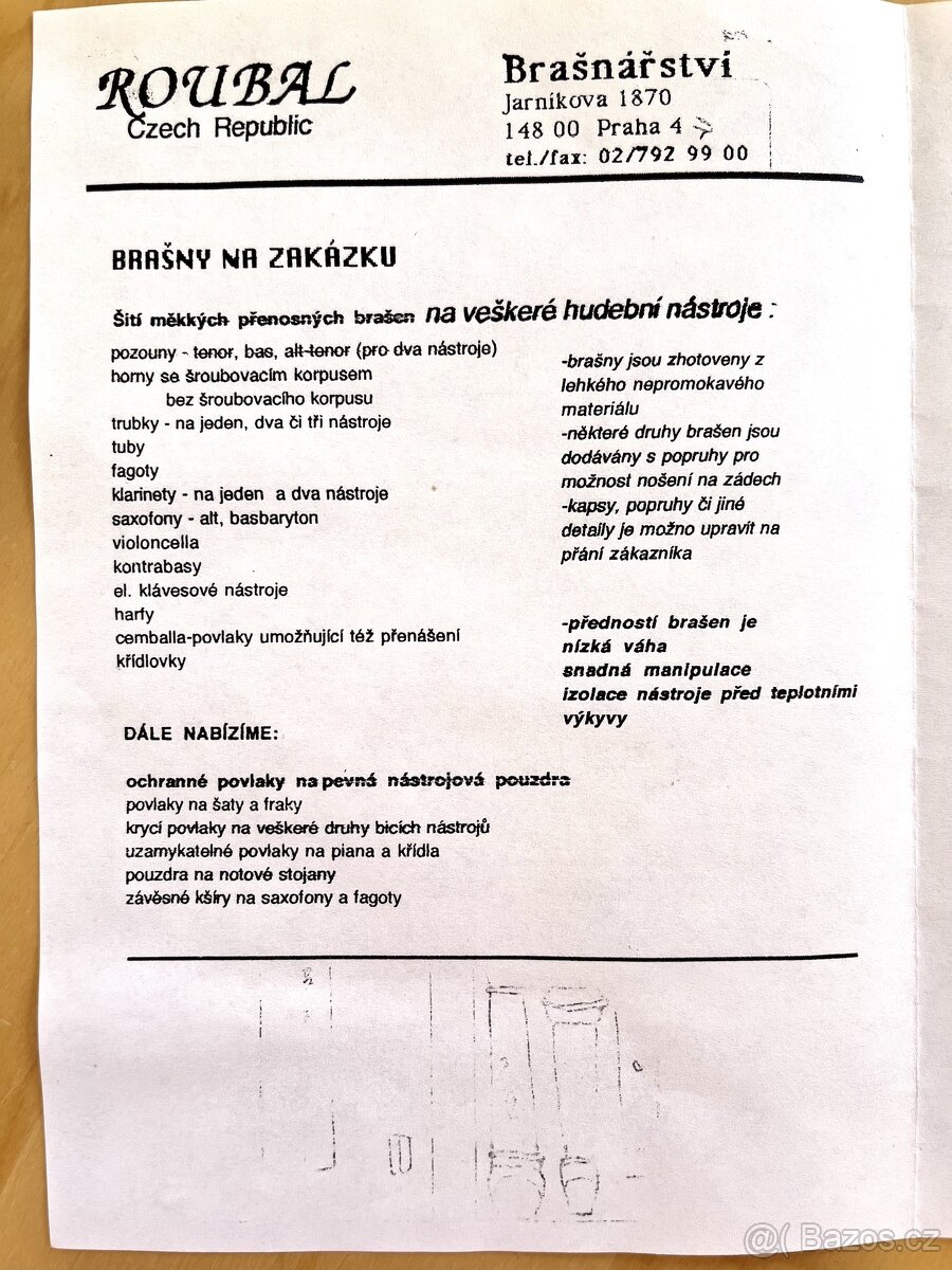 Taška na 3 flétny Roubal - 4