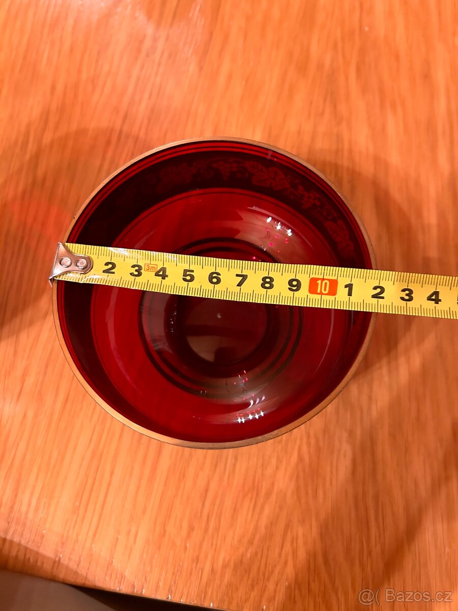 Váza a miska z Borského skla, cena za 1 ks - 4