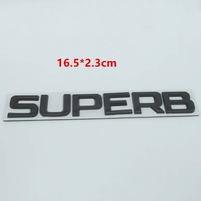 Škoda Nápis Černý/Stříbrný - 4