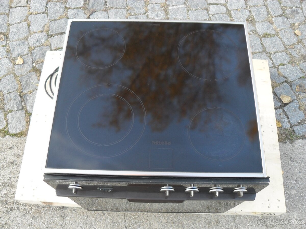 MIELE,VESTAVNÝ SKLOKERAMICKÝ ELEKTRICKÝ SPORÁK,TOP ZNAČKA - 4