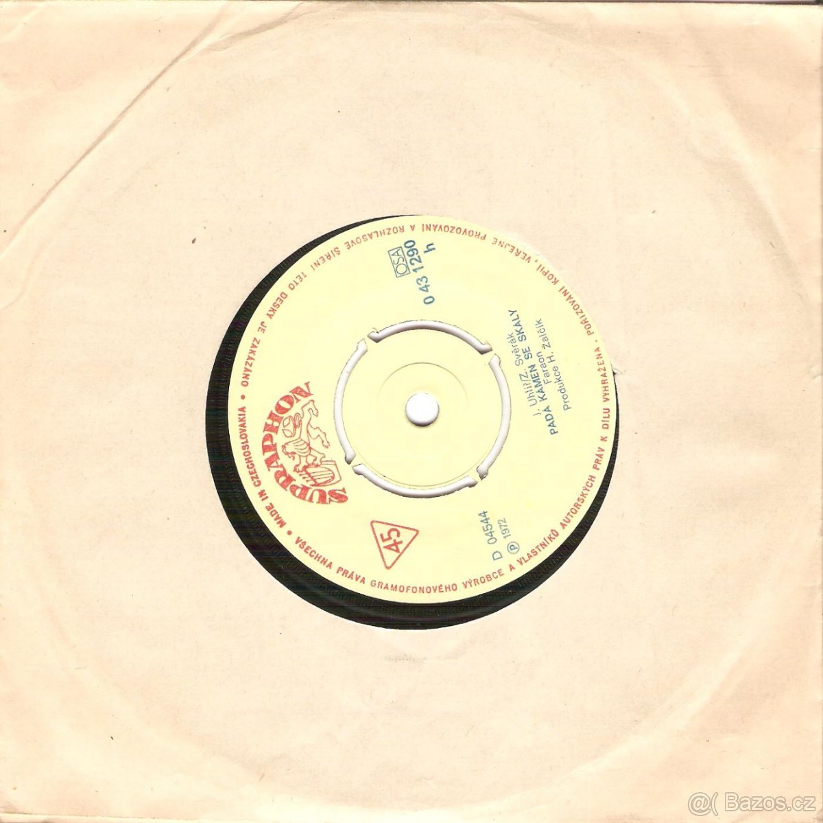 SP Faraon - Šlapací kolo / Padá kámen ze skály (1972) - 4