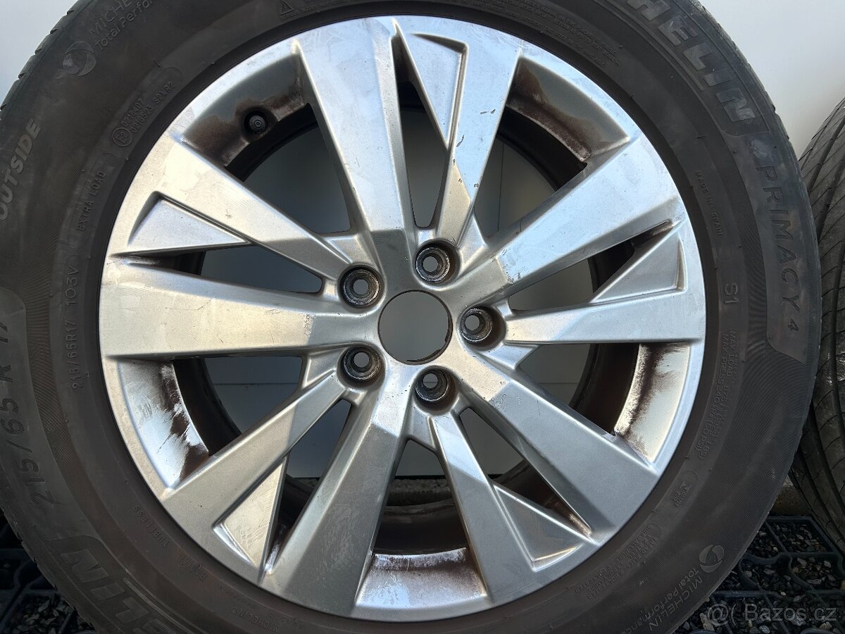 Sada alu kol 17" CHICAGO + pneu Michelin - 4