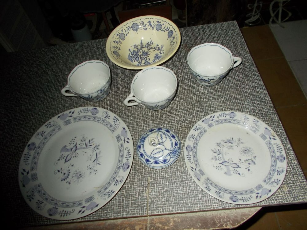 Porcelán motiv cibulák - 4